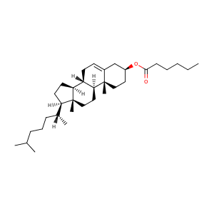 Cholesteryl hexanoate,CAS No. 1062-96-0.