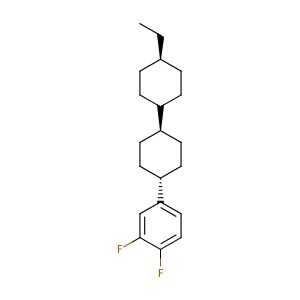 trans,trans-4-(3,4-Difluorophenyl)-4''-ethylbicyclohexyl,CAS No. 118164-50-4.