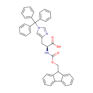 N-Fmoc-N'-trityl-L-histidine,CAS No. 109425-51-6.