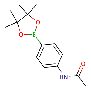 4 - Acetamidophenylboronic acid pinacol ester,CAS No. 214360-60-8.