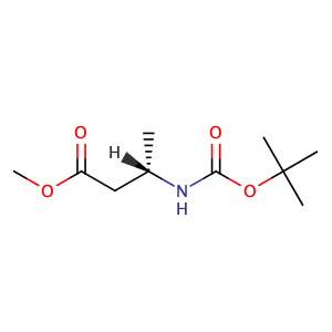 Methyl (S)-3-Boc-aminobutyrate,CAS No. 106539-14-4.