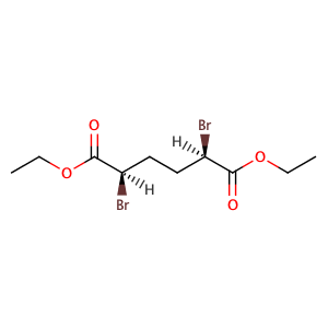 Diethyl 2,5-dibromohexanedioate,CAS No. 869-10-3.