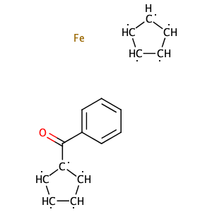 Benzoylferrocene,CAS No. 1272-44-2.