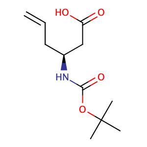 Boc-(S)-3-Amino-5-hexenoic acid,CAS No. 270263-03-1.