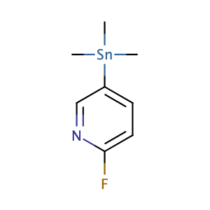 2-Fluoro-5-(trimethylstannyl)pyridine,CAS No. 660847-68-7.