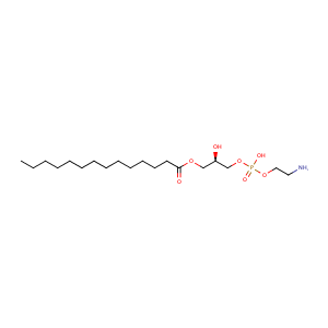 Tetradecanoic acid, (2R)-3-[[(2-aminoethoxy)hydroxyphosphinyl]oxy]-2-hydroxypropyl ester,CAS No. 123060-40-2.