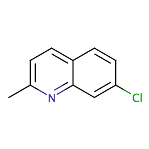 7-Chloro-2-methylquinoline,CAS No. 4965-33-7.