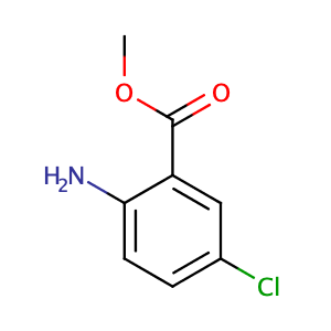 Methyl2-amino-5-chlorobenzoate,CAS No. 5202-89-1.