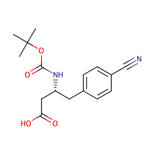 Boc-(R)-3-Amino-4-(4-cyanophenyl)butanoic acid,CAS No. 269726-86-5.