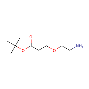 Propanoic acid, 3-(2-aminoethoxy)-, 1,1-dimethylethyl ester,CAS No. 1260092-46-3.