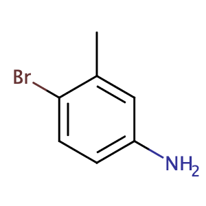 4-bromo-3-methyl-aniline,CAS No. 6933-10-4.