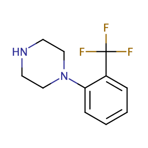 1 - (2 - Trifluoromethylphenyl) - piperazine,CAS No. 63854-31-9.