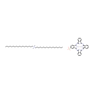 N,N-Dimethyl-N-octadecyl-1-octadecanaminium-(Sp-4-2)-[29H,31H-phthalocyanine-2- sulfonato-N29,N30,N31,N32]cuprate,CAS No. 70750-63-9.