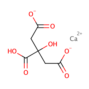 Calcium citrate,CAS No. 7693-13-2.