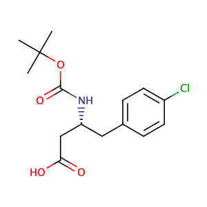 Boc-(R)-3-Amino-4-(4-chlorophenyl)butyric acid,CAS No. 218608-96-9.