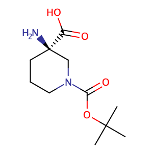 (R)-1-Boc-3-Aminopiperidine-3-carboxylic acid,CAS No. 862372-86-9.