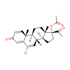 Delmadinone acetate,CAS No. 13698-49-2.