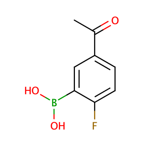 5 - Acetyl - 2 - fluorophenylboronic acid,CAS No. 870777-29-0.