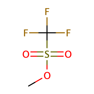 Methyl trifluoromethanesulfonate,CAS No. 333-27-7.