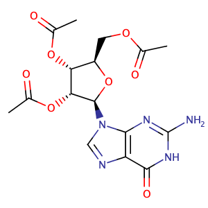 2',3',5'-tri-O-acetylguanosine,CAS No. 6979-94-8.
