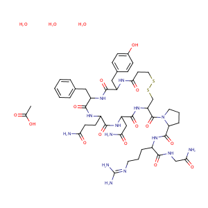 Desmopressin acetate trihydrate,CAS No. 62357-86-2.