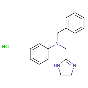 Antazoline hydrochloride,CAS No. 2508-72-7.