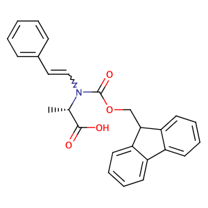 (S)-2-((((9H-Fluoren-9-yl)methoxy)carbonyl)amino)-5-phenylpent-4-enoic acid,CAS No. 215190-24-2.