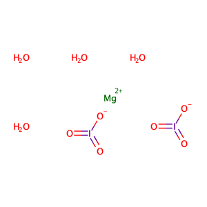Iodic acid (HIO3), magnesium salt, tetrahydrate,CAS No. 13446-17-8.