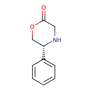 (5R)-3,4,5,6-Tetrahydro-5-phenyl-4(H)-1,4-oxazin-2-one,CAS No. 121269-45-2.