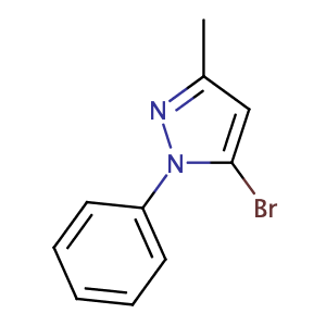 5-BROMO-3-METHYL-1-PHENYLPYRAZOLE,CAS No. 41327-15-5.