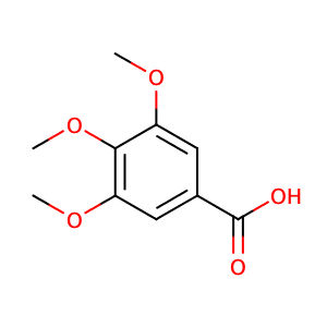 3,4,5-Trimethoxybenzoic acid,CAS No. 118-41-2.