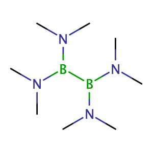 Tetrakis(dimethylamino)diboron,CAS No. 1630-79-1.