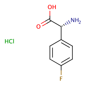 (R)-Amino-(4-fluoro-phenyl)-acetic acid hydrochloride,CAS No. 144744-41-2.