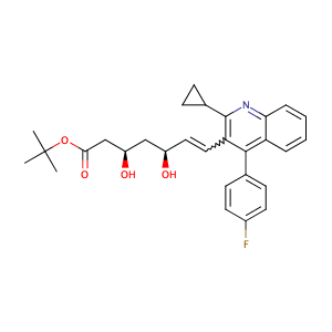 tert-Buthyl Pitavastatin,CAS No. 586966-54-3.