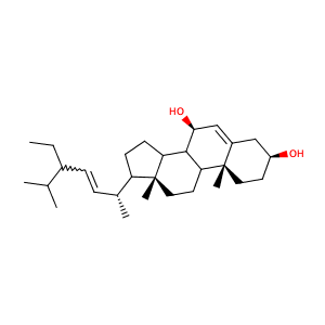 7Î²-Hydroxystigmasterol,CAS No. 64998-19-2.