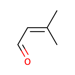 3-Methyl-2-butenal,CAS No. 107-86-8.