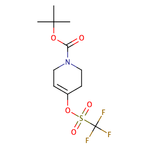 3,6-Dihydro-4-[[(trifluoromethyl)sulfonyl]oxy]-1(2H)-pyridinecarboxylic acid tert-butyl ester,CAS No. 138647-49-1.