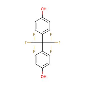 4,4'-(Hexafluoroisopropylidene)diphenol,CAS No. 1478-61-1.