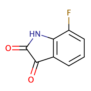 7-Fluoroisatin,CAS No. 317-20-4.