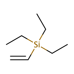 triethyl(vinyl)silane,CAS No. 1112-54-5.