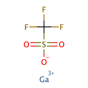 Gallium(III) trifluoromethanesulphonate,CAS No. 74974-60-0.