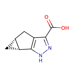 (4aR,5aR)-4,4a,5,5a-tetrahydro-1H-Cyclopropa[4,5]cyclopenta[1,2-c]pyrazole-3-carboxylic acid,CAS No. 1268882-43-4.