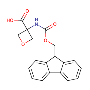3-((((9H-Fluoren-9-yl)methoxy)carbonyl)amino)oxetane-3-carboxylic acid,CAS No. 1380327-56-9.