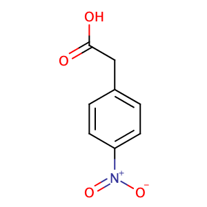 2-(4-Nitrophenyl)acetic acid,CAS No. 104-03-0.