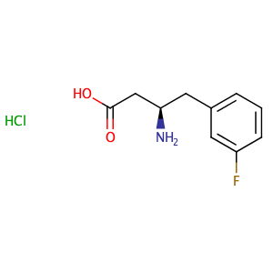 (R)-3-Amino-4-(3-fluorophenyl)butanoic acid hydrochloride,CAS No. 331763-65-6.
