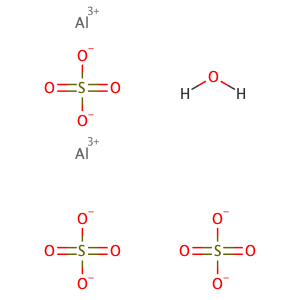 Aluminium sulfate hydrate(3:2:?),CAS No. 17927-65-0.
