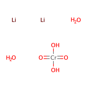 Chromic acid (H2CrO4), dilithium salt, dihydrate (8CI,9CI),CAS No. 7789-01-7.
