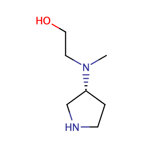 2-[Methyl-(3R)-3-pyrrolidinylamino]-ethanol,CAS No. 917357-86-9.
