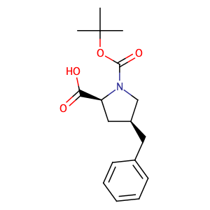 (2S,4S)-4-Benzyl-1-(tert-butoxycarbonyl)pyrrolidine-2-carboxylic acid,CAS No. 83623-78-3.