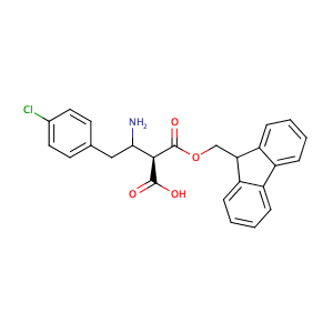 (R)-3-((((9H-Fluoren-9-yl)methoxy)carbonyl)amino)-4-(4-chlorophenyl)butanoic acid,CAS No. 331763-60-1.
